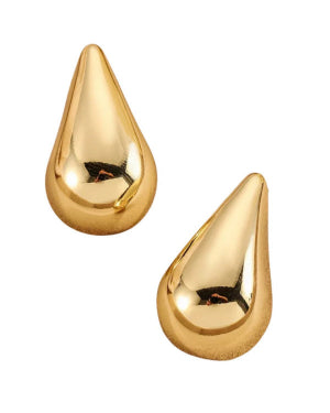 Drop Stud Earrings – 18K Yellow Gold – 0.9g