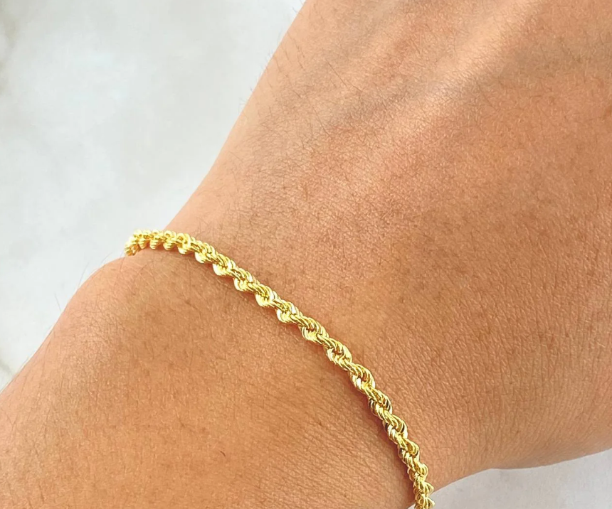 Lazo Bracelet – 18K Yellow Gold – 1.85g / 19cm / 2.7mm