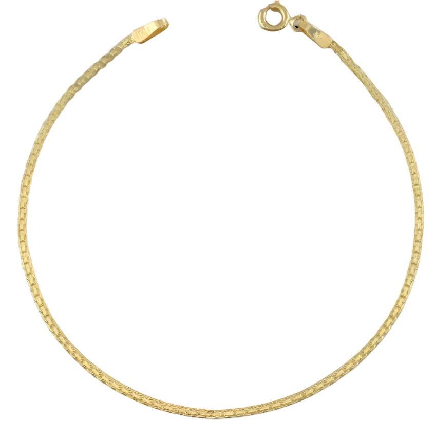Chino Chain Bracelet – 18K Yellow Gold – 1.1g / 18cm / 1.3m