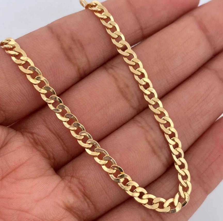 Cuban Link Bracelet – 18K Yellow Gold – 2.4g