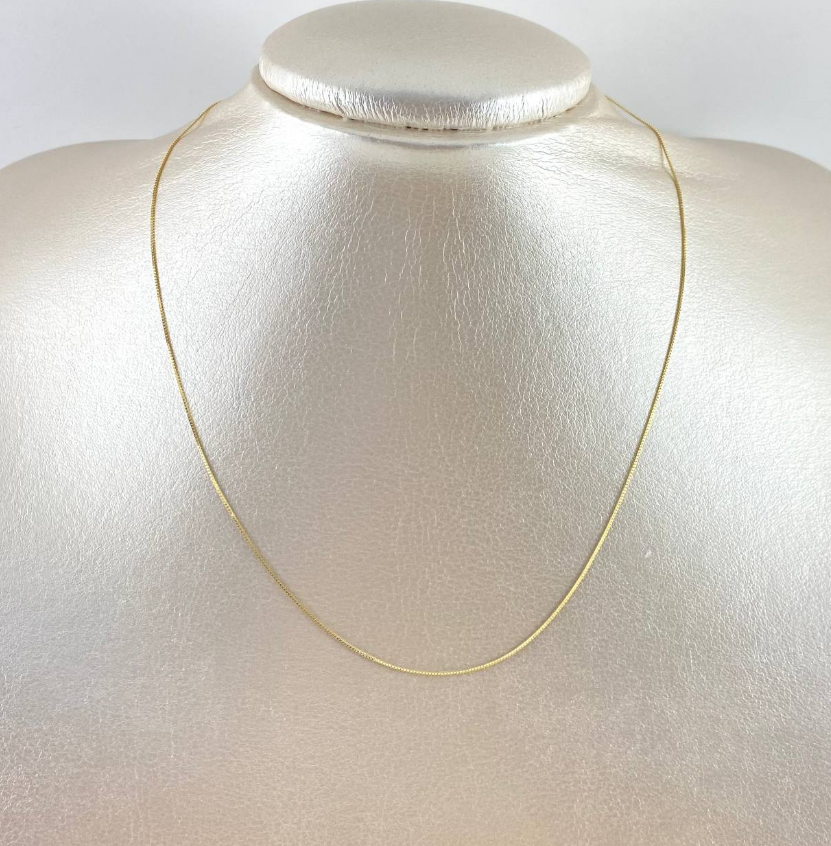 Venetian Chain Necklace – 18K Yellow Gold – 1.05g