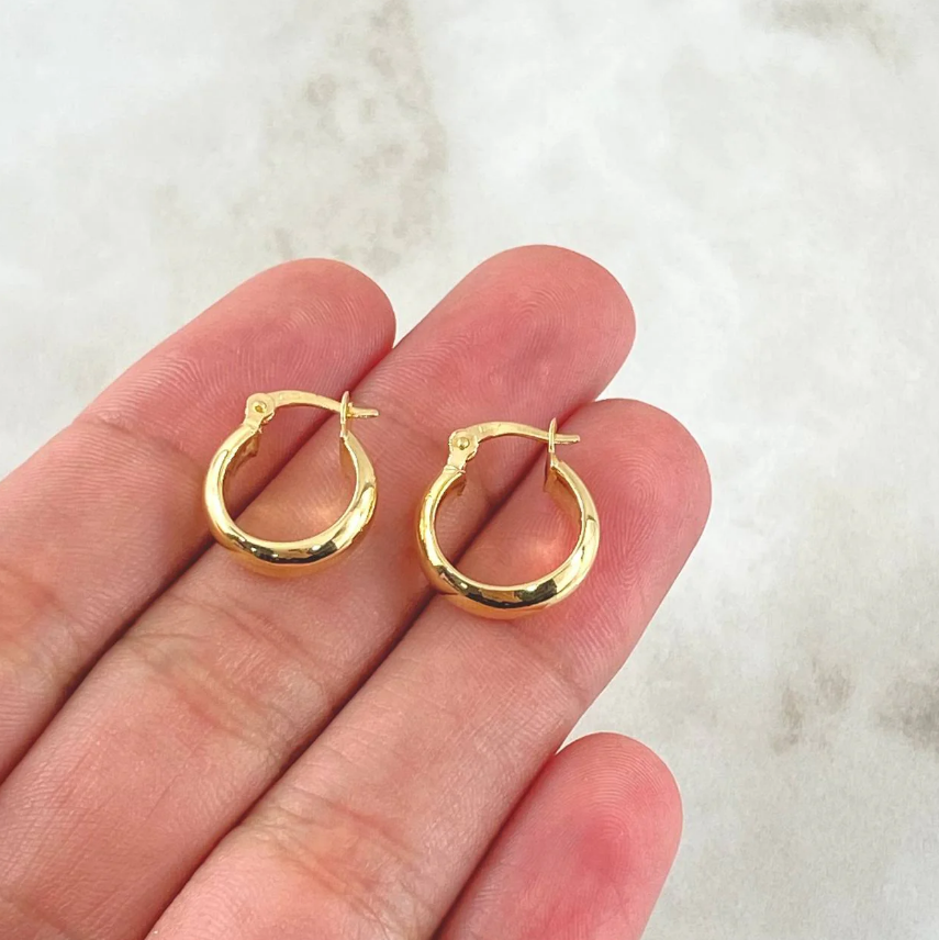 Nati Hoop Earrings – 18K Yellow Gold – 1.1g