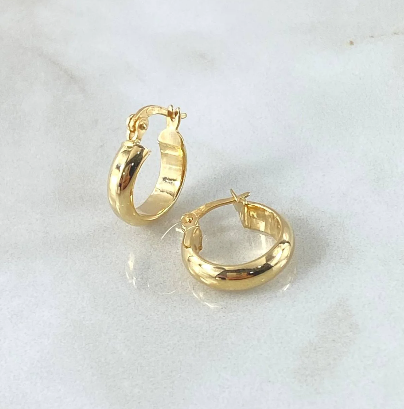 Nati Hoop Earrings – 18K Yellow Gold – 1.1g